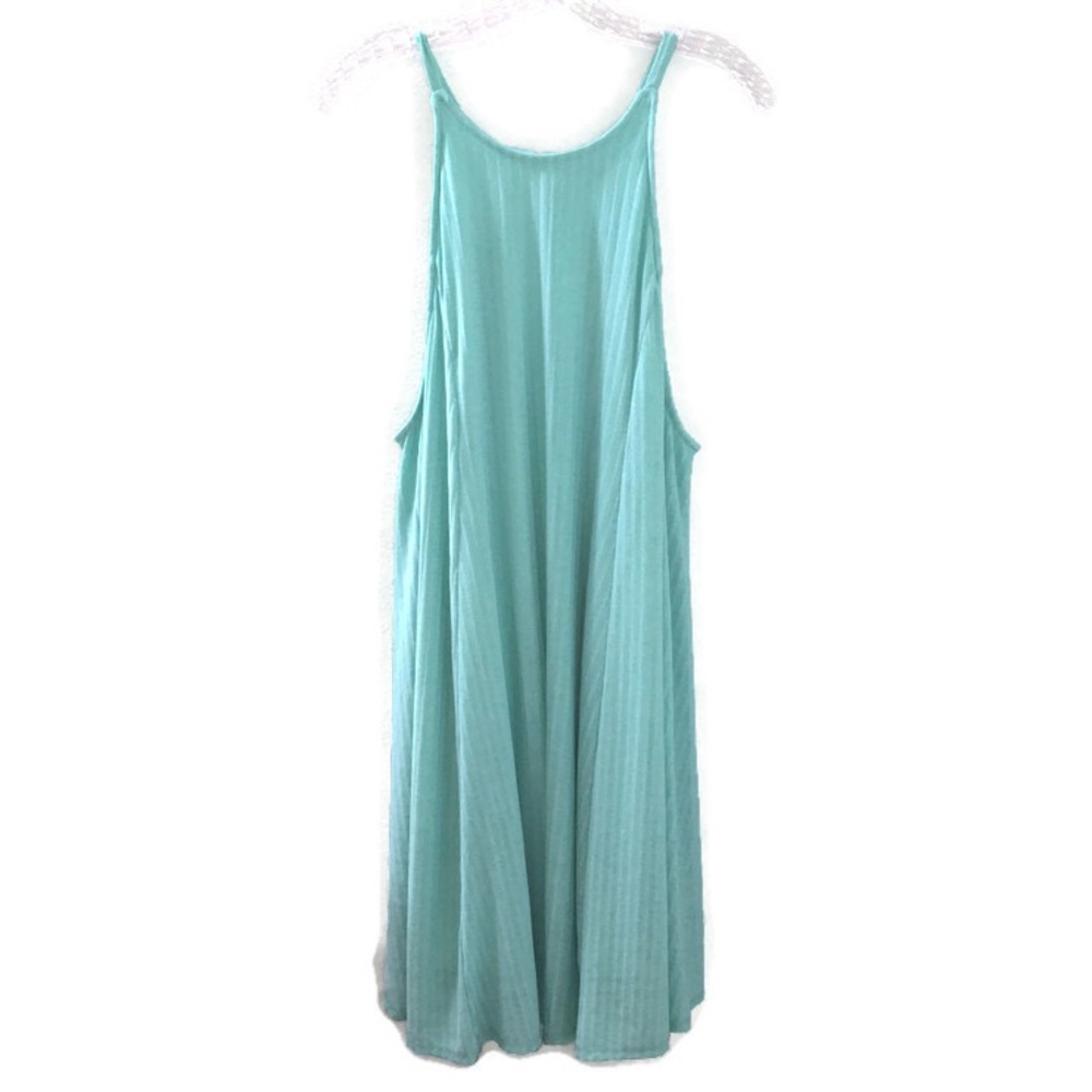 Torrid Teal Blue Strappy Swing Midi Dress